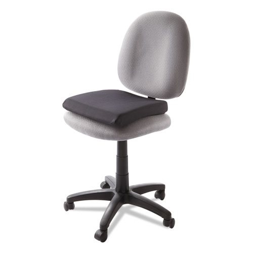 Memory Foam Seat Rest, 13.5w x 14.5d x 2h, Black