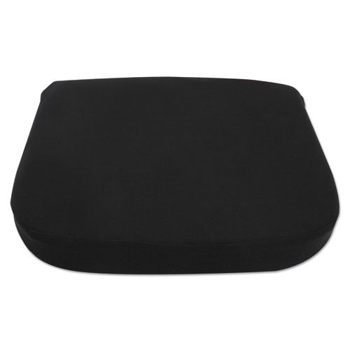 COOLING GEL MEMORY FOAM SEAT CUSHION, 16.5 X 15.75 X 2.75, BLACK