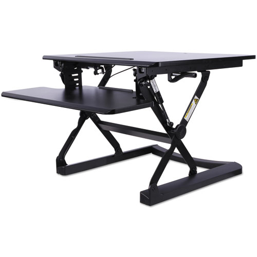 Alera® AdaptivErgo Sit-Stand Lifting Workstation, 26 3/4 x 31 x 19 5/8, Black