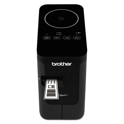 Brother P-Touch® Pt-P750W Compact Label Maker With Wireless Enabled Printing, 30 Mm/S Print Speed, 6 X 3.12 X 5.62