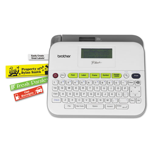 Image of PT-D400VP Versatile, Easy-to-Use Label Maker with Carry Case and Adapter, 5 Lines, 7.5 x 7 x 2.88