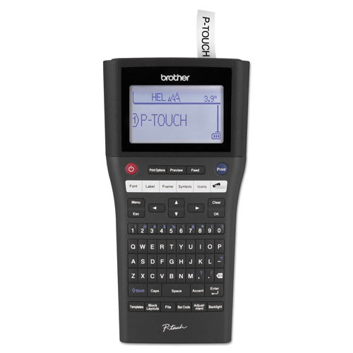 Image of PT-H500LI Rechargeable Take-It-Anywhere Labeler with PC-Connectivity, 30 mm/s Print Speed, 4.8 x 9.7 x 3.5