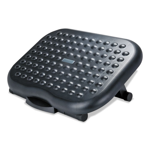 Image of Alera® Relaxing Adjustable Footrest, 13.75W X 17.75D X 4.5 To 6.75H, Black