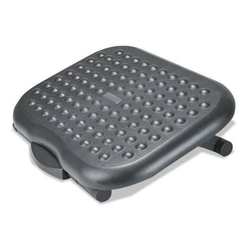 Image of Relaxing Adjustable Footrest, 13.75w x 17.75d x 4.5 to 6.75h, Black