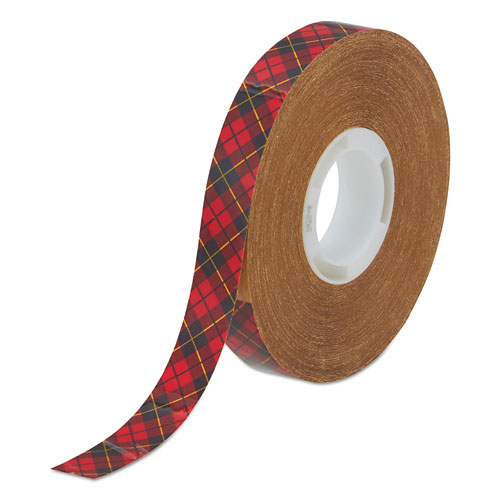Image of Scotch® Atg Adhesive Transfer Tape, Permanent, Holds Up To 0.5 Lbs, 0.5" X 36 Yds, Clear