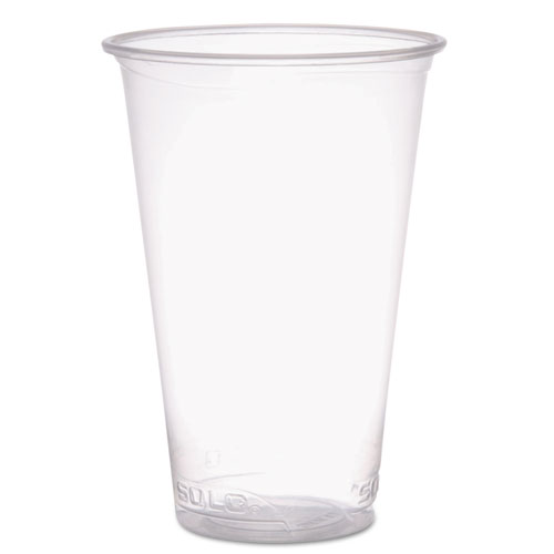 Conex Clearpro Plastic Cold Cups, 18 Oz, 50/sleeve, 1000/carton