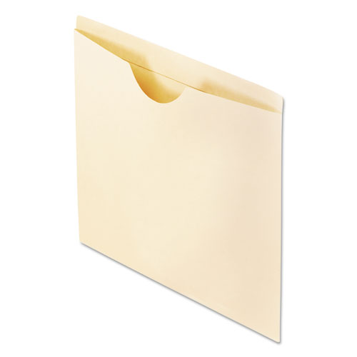 Smart Shield Reinforced File Jackets, Straight Tab, Letter Size, Manila, 100/Box