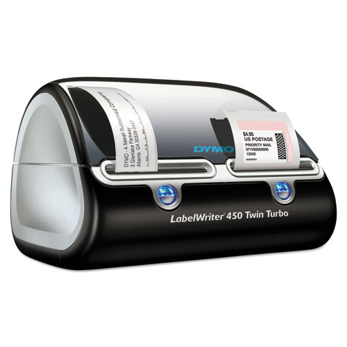 Image of Dymo® Labelwriter 450 Twin Turbo Label Printer, 71 Labels/Min Print Speed, 5.5 X 8.4 X 7.4
