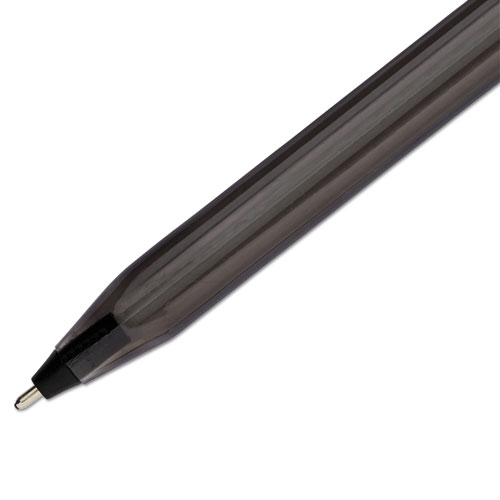 Image of InkJoy 100 Ballpoint Pen, Stick, Medium 1 mm, Black Ink, Black Barrel, Dozen