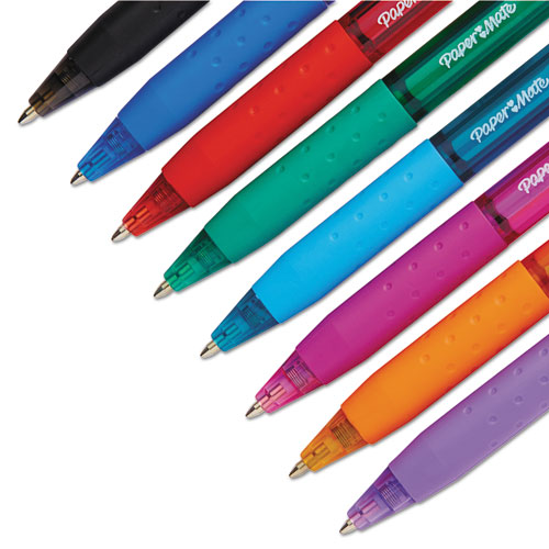 Image of InkJoy 300 RT Ballpoint Pen Retractable, Medium 1 mm, Assorted Ink and Barrel Colors, 8/Pack