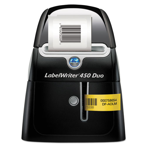 Image of LabelWriter 450 DUO Label Printer, 71 Labels/min Print Speed, 5.5 x 7.8 x 7.3