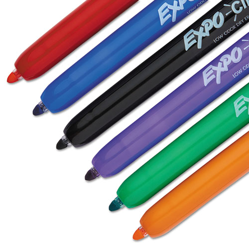 Expo 10pk Dry Erase Markers Fine Tip Multicolored