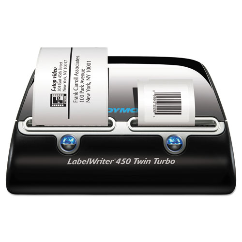 LabelWriter 450 Twin Turbo Label Printer, 71 Labels/min Print Speed, 5.5 x 8.4 x 7.4