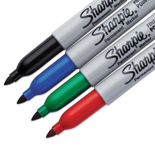 Image of Sharpie® Fine Tip Permanent Marker Value Pack, Fine Bullet Tip, Assorted Colors, 36/Pack