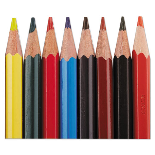 Prismacolor® Col-Erase Pencil w/Eraser, Non-Photo Blue Lead/Barrel, Dozen