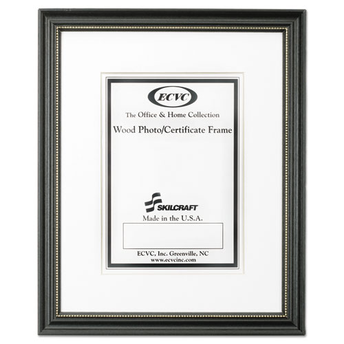 7105014246489 SKILCRAFT Black Frames, Certificate/Photo, 10 x 14, 6/Carton