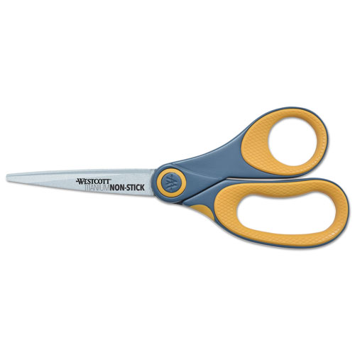 Westcott® Non-Stick Titanium Bonded Scissors, 7" Straight