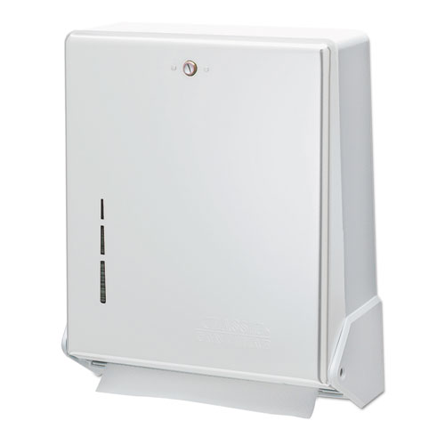 True Fold C-Fold/Multifold Paper Towel Dispenser, White, 11 5/8 x 5 x 14 1/2 | by Plexsupply