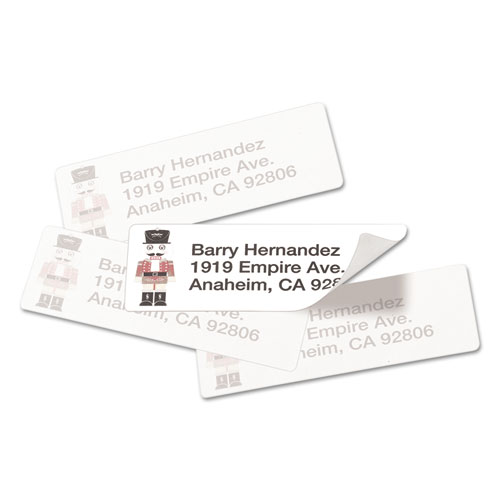 Image of Repositionable Address Labels w/SureFeed, Laser, 1 x 2.63, White, 3000/Box