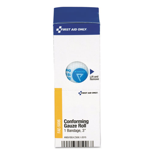 Image of First Aid Only™ Gauze Bandages, Conforming, 3" Wide