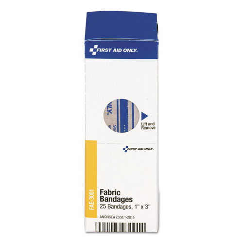 Image of First Aid Only™ Smartcompliance Fabric Bandages, 1 X 3, 25/Box