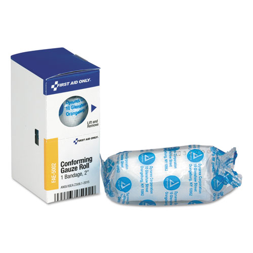 First Aid Only™ Gauze Bandages, Conforming, 2" Wide