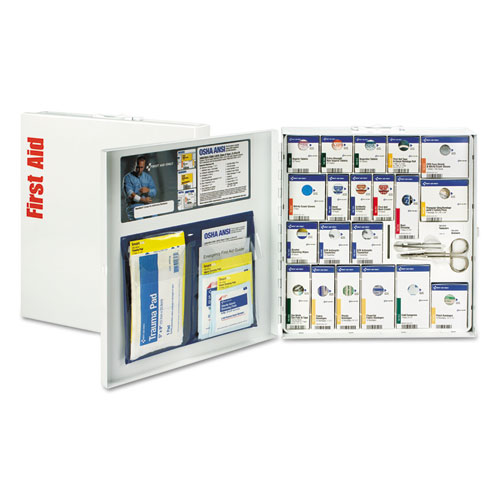 First Aid Only™ Ansi 2015 Smartcompliance General Business First Aid Station For 50 People, 241 Piece, Metal Case