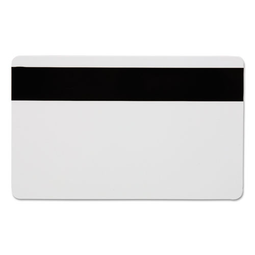 Image of Sicurix® Sicurix Blank Id Card With Magnetic Strip, 2 1/8 X 3 3/8, White, 100/Pack