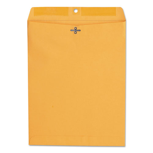 Kraft Clasp Envelope, 28 lb Bond Weight Kraft, 97, Square Flap, Clasp