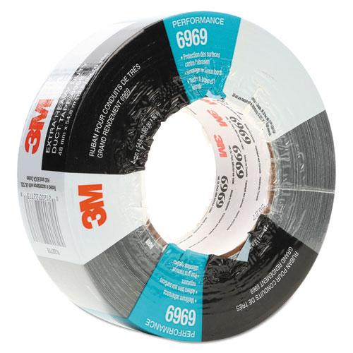 3M™ 6969 Extra-Heavy-Duty Duct Tape, 3" Core, 48 mm x 54.8 m, Silver