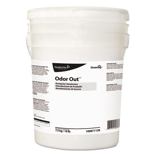 Diversey™ Odor Out Odor Counteractant Pellets, Fresh Floral, Pink, 16 lb Pail