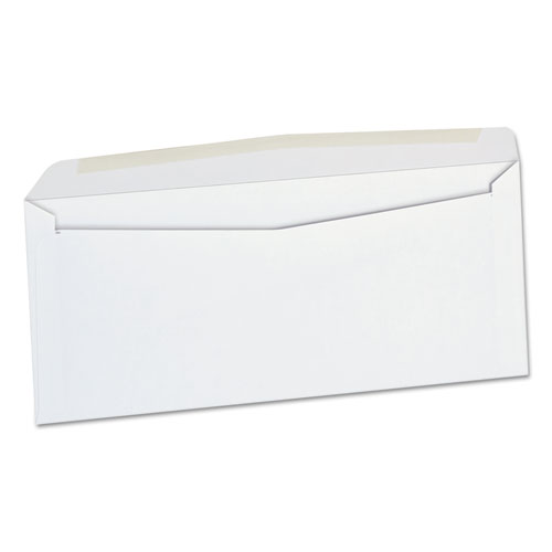 Universal® Open-End Business Envelope, #6 3/4, Square Flap, Gummed Closure, 3.06 x 6.6, White, 125/Box
