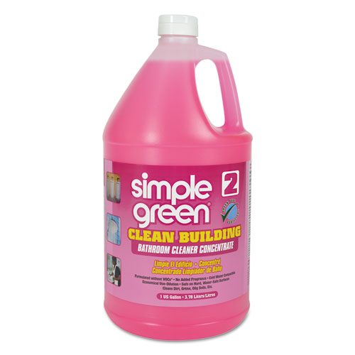 Image of Simple Green® Clean Building Bathroom Cleaner Concentrate, Unscented, 1Gal Bottle
