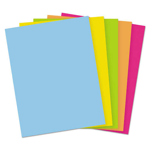Image of Astrobrights® Color Cardstock -"Bright" Assortment, 65 Lb Cover Weight, 8.5 X 11, Assorted, 250/Pack