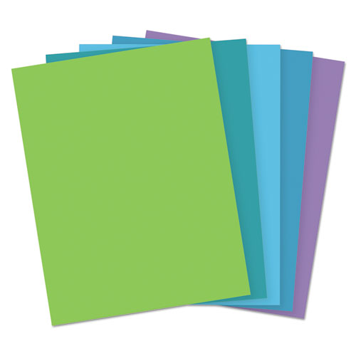 Image of Astrobrights® Color Paper - "Cool" Assortment, 24 Lb Bond Weight, 8.5 X 11, Assorted Cool Colors, 500/Ream