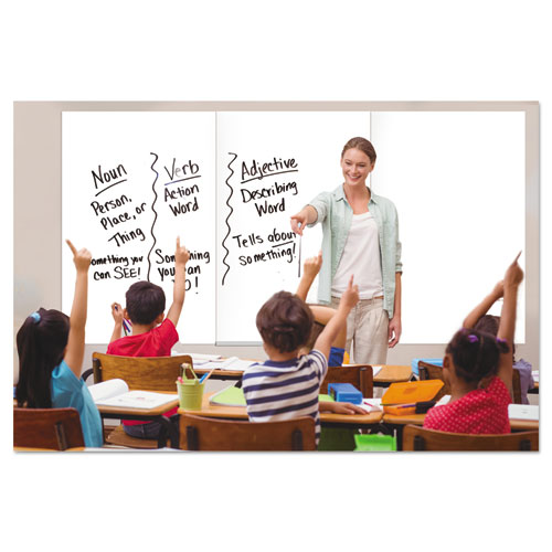 Image of Mastervision® Magnetic Dry Erase Tile Board, 38.5 X 58, White Surface