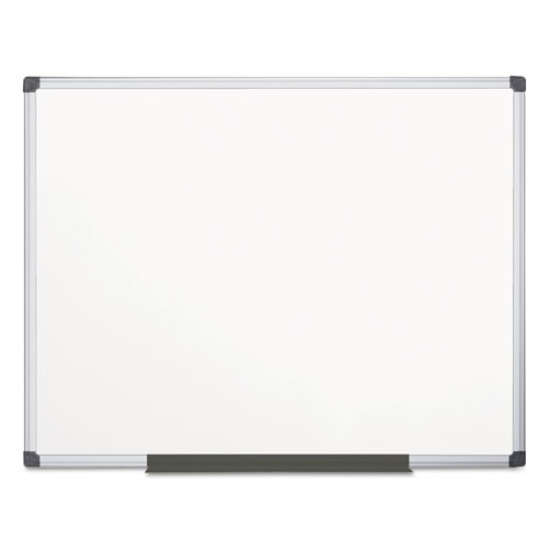 Mastervision® Porcelain Value Dry Erase Board, 48 X 72, White Surface, Silver Aluminum Frame