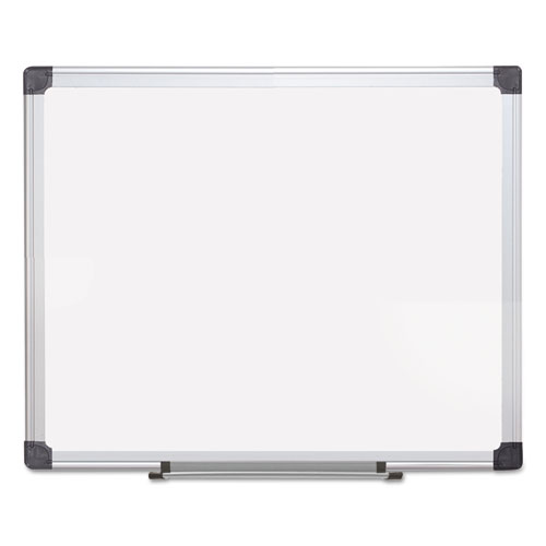 Mastervision® Porcelain Value Dry Erase Board, 24 X 36, White Surface, Silver Aluminum Frame