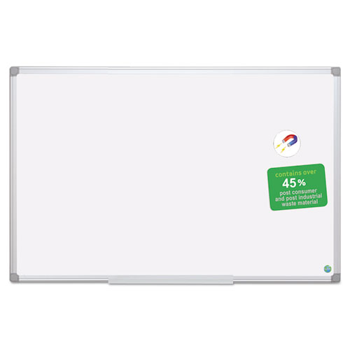 Earth Gold Ultra Magnetic Dry Erase Boards, 48 x 72, White Surface, Silver Aluminum Frame