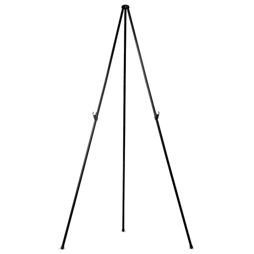 Image of Mastervision® Instant Easel, 61.5" High, Black, Steel, Heavy-Duty
