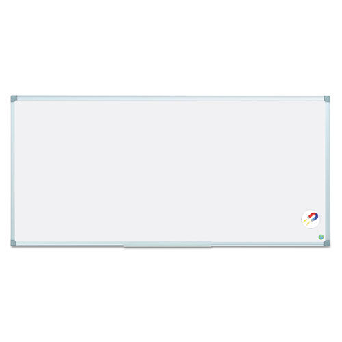 Earth Gold Ultra Magnetic Dry Erase Boards, 96 x 48, White Surface, Silver Aluminum Frame
