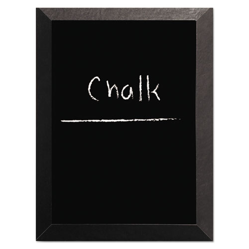Image of Mastervision® Kamashi Chalk Board, 48 X 36, Black Surface, Black Wood Frame