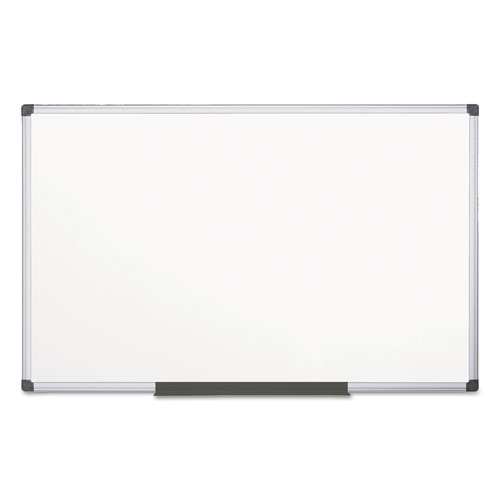 Image of Mastervision® Value Melamine Dry Erase Board, 48 X 96, White Surface, Silver Aluminum Frame
