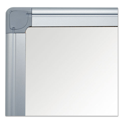 Image of Mastervision® Value Lacquered Steel Magnetic Dry Erase Board, 48 X 36, White Surface, Silver Aluminum Frame