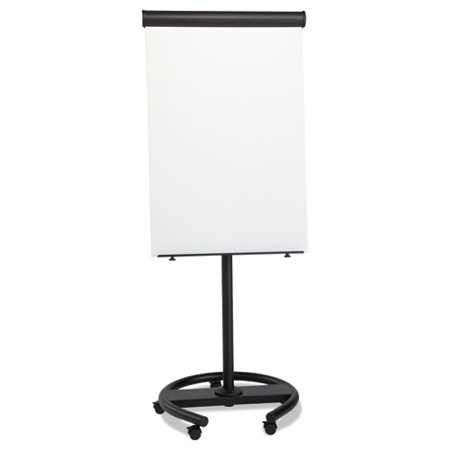Image of Mastervision® 360 Multi-Use Mobile Magnetic Dry Erase Easel, 27 X 41, White Surface, Black Steel Frame