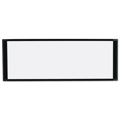Image of Mastervision® Cubicle Workstation Dry Erase Board, 36 X 18, White Surface, Black Aluminum Frame