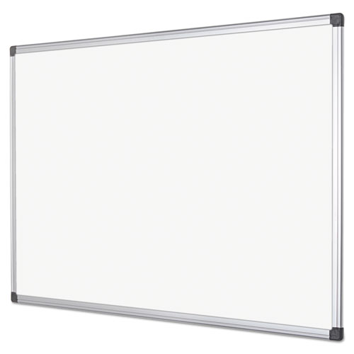 Image of Mastervision® Value Lacquered Steel Magnetic Dry Erase Board, 72 X 48, White Surface, Silver Aluminum Frame