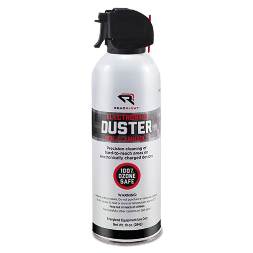 Read right - officeduster gas duster, 10oz can, sold as 1 ea