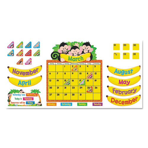 TREND® Monkey Mischief "Bananas" Bulletin Board Set, 30 Pieces