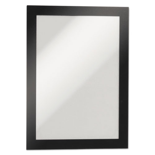 Image of DURAFRAME Sign Holder, 5.5 x 8.5, Black Frame, 2/Pack